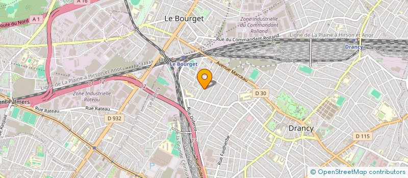 localisation de l'entreprise ESPACE TRANSFORMATION CARROSSERIE à DRANCY