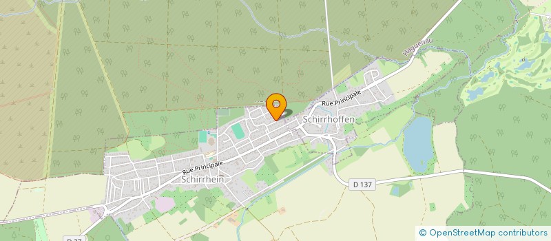 localisation de l'entreprise ESPACE TRAVAUX 67 à SCHIRRHEIN