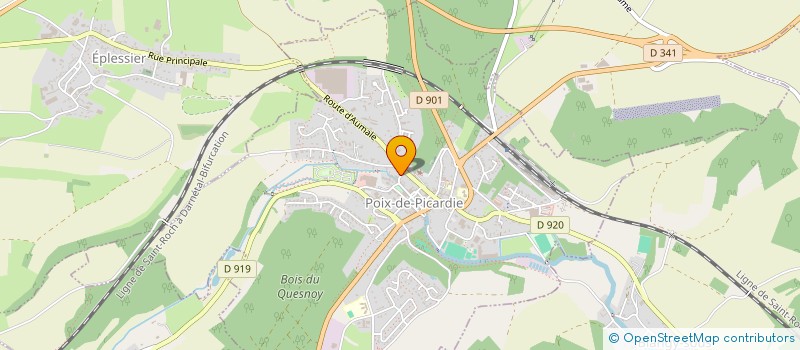 localisation de l'entreprise ESPACE TRIANON à POIX-DE-PICARDIE