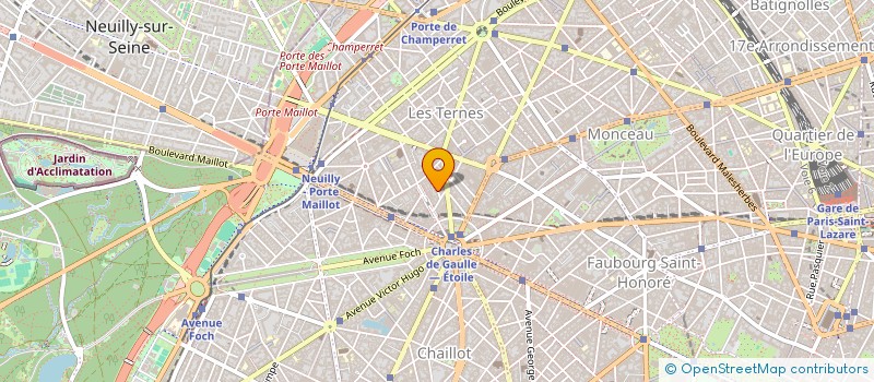 localisation de l'entreprise ESPACE TRIOMPHE  PARIS