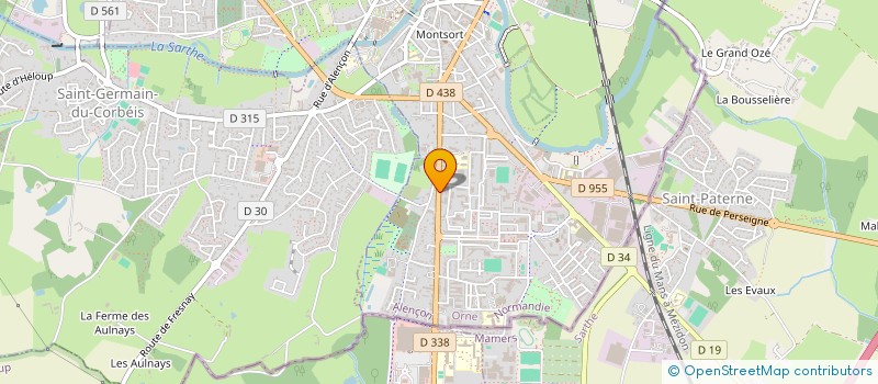 localisation de l'entreprise ESPACE TROC à ALENCON