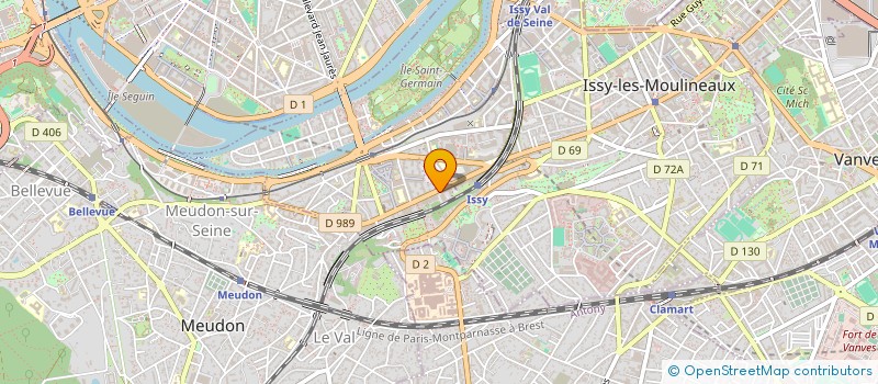 localisation de l'entreprise ESPACE UNIVERSEL à ISSY-LES-MOULINEAUX