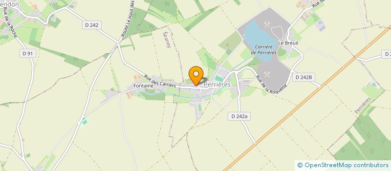 localisation de l'entreprise ESPACE VALLEE D'AUGE  PERRIERES