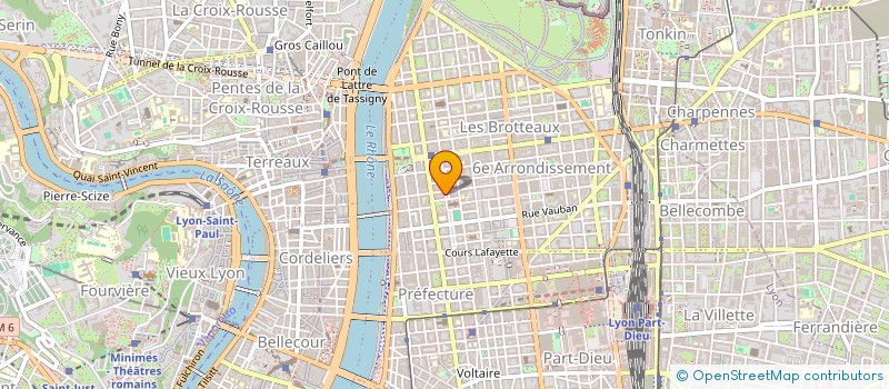 localisation de l'entreprise ESPACE VEND'HOME à LYON
