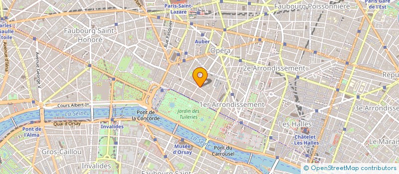 localisation de l'entreprise ESPACE VENDOME à PARIS
