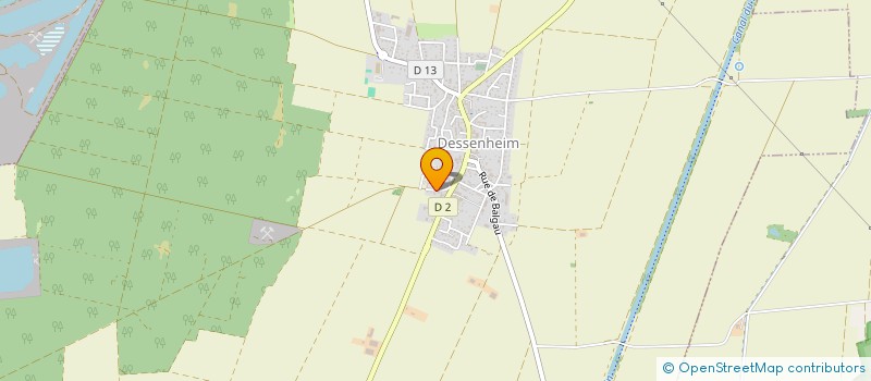 localisation de l'entreprise ESPACE VERANDA  DESSENHEIM