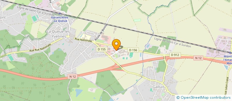 localisation de l'entreprise ESPACE VERANDAS 78 à LA QUEUE-LES-YVELINES