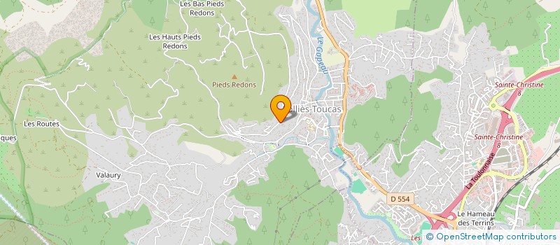 localisation de l'entreprise ESPACE VERDI à SOLLIES-TOUCAS