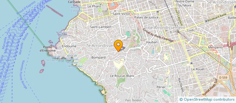 localisation de l'entreprise ESPACE VERLAINE à MARSEILLE