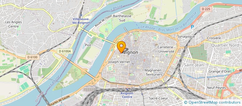 localisation de l'entreprise ESPACE VERNET à AVIGNON