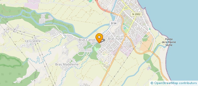 localisation de l'entreprise ESPACE VERT à SAINT-BENOIT