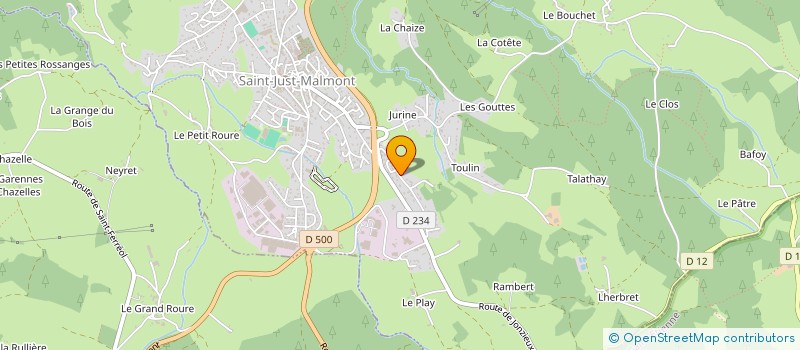 localisation de l'entreprise ESPACE VERT A DOMICILE  SAINT-DIDIER-EN-VELAY