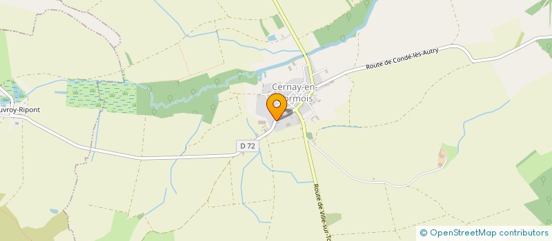 localisation de l'entreprise ESPACE VERT ELOY  CERNAY-EN-DORMOIS