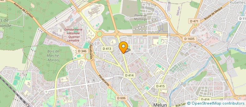 localisation de l'entreprise ESPACE VICTORIA à MELUN