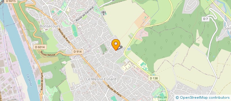 localisation de l'entreprise ESPACE VIE  LE MESNIL-ESNARD