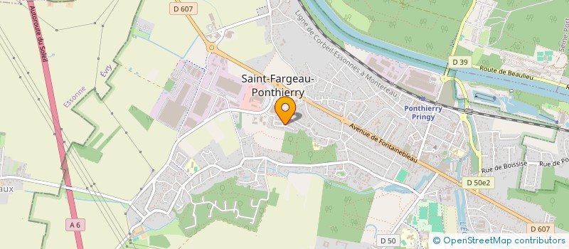 localisation de l'entreprise ESPACE VIE ET LOISIRS  SAINT-FARGEAU-PONTHIERRY