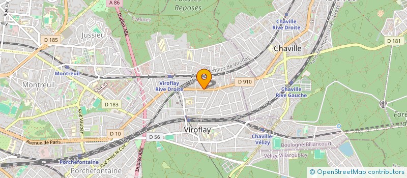 localisation de l'entreprise ESPACE VILLE à VIROFLAY