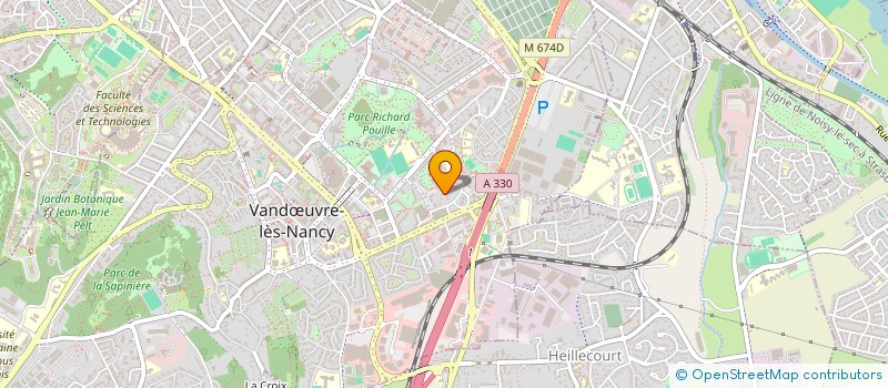 localisation de l'entreprise ESPACE VIRTUEL D'APPLICATION TECHNOLOGIQUE  VANDUVRE-LES-NANCY