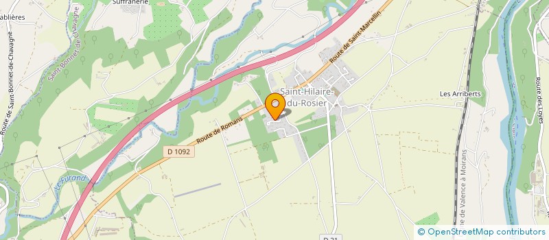 localisation de l'entreprise ESPACE VITAL à SAINT-HILAIRE-DU-ROSIER