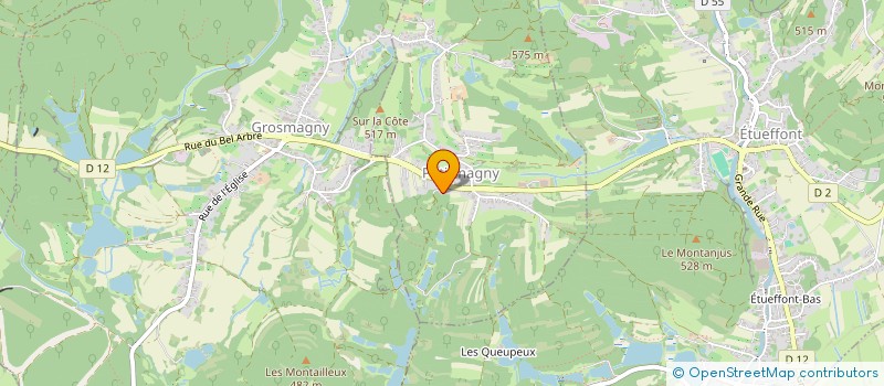 localisation de l'entreprise ESPACE VITAL SARL à PETITMAGNY