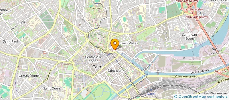 localisation de l'entreprise ESPACE VITAMINE  CAEN