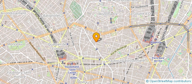 localisation de l'entreprise ESPACE VOLUME AMENAGEMENT à PARIS