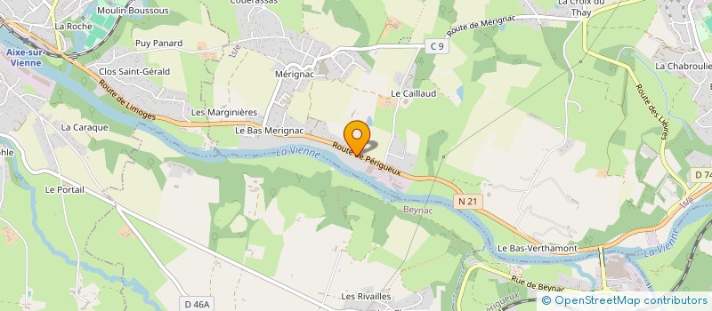 localisation de l'entreprise ESPACE & VOUS  VERNEUIL-SUR-VIENNE