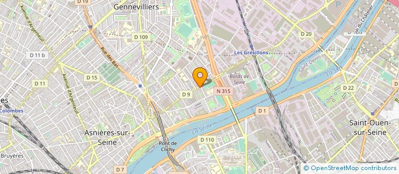 localisation de l'entreprise ESPACE VOYAGES à ASNIERES-SUR-SEINE