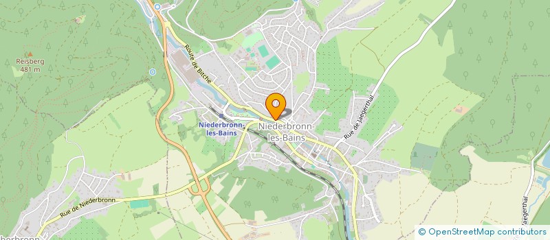 localisation de l'entreprise ESPACE W à NIEDERBRONN-LES-BAINS