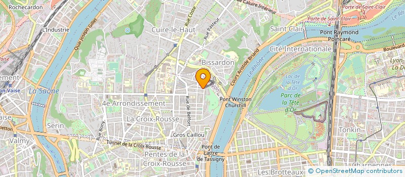 localisation de l'entreprise ESPACE YANG SHENG à LYON