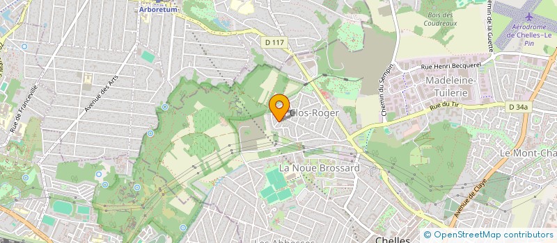 localisation de l'entreprise ESPACE YOGA à CHELLES