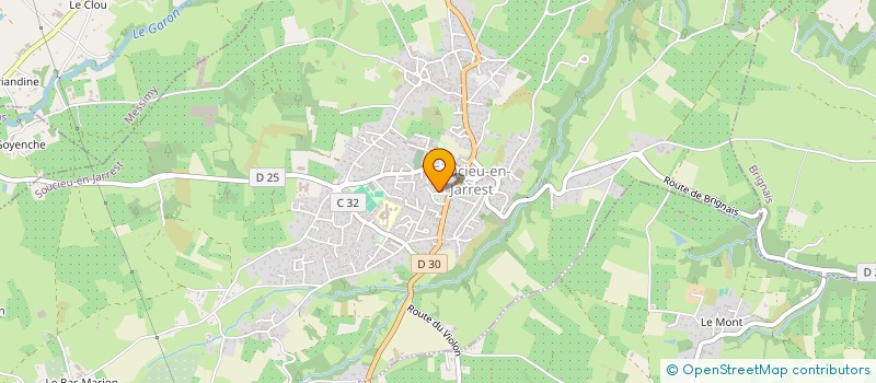 localisation de l'entreprise ESPACE ZENOLIA  SOUCIEU-EN-JARREST