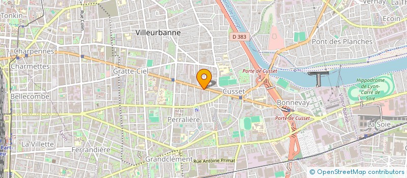 localisation de l'entreprise ESPACE ZOLA à VILLEURBANNE