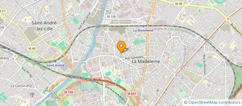 localisation de l'entreprise ESPACE48 à LA MADELEINE