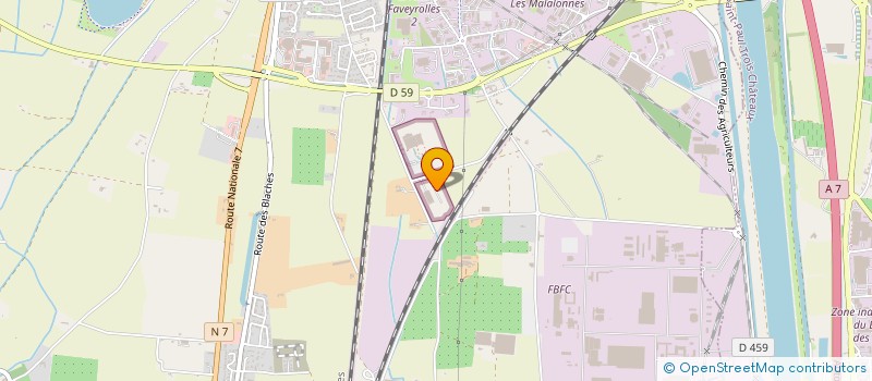 localisation de l'entreprise ESPACE6  PIERRELATTE