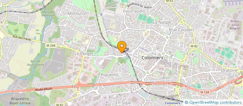 localisation de l'entreprise ESPACEDECO à COLOMIERS