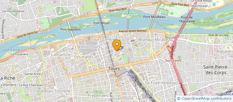 localisation de l'entreprise ESPACEETUDES à TOURS