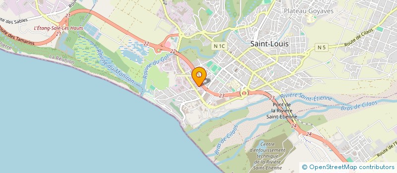 localisation de l'entreprise ESPACENTERS à SAINT-LOUIS