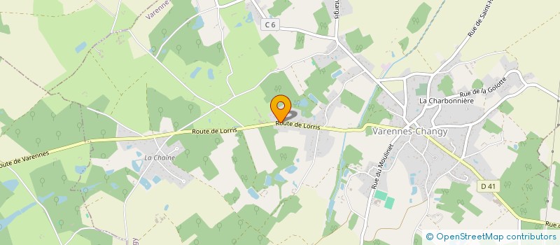 localisation de l'entreprise ESPACES 2000 à VARENNES-CHANGY
