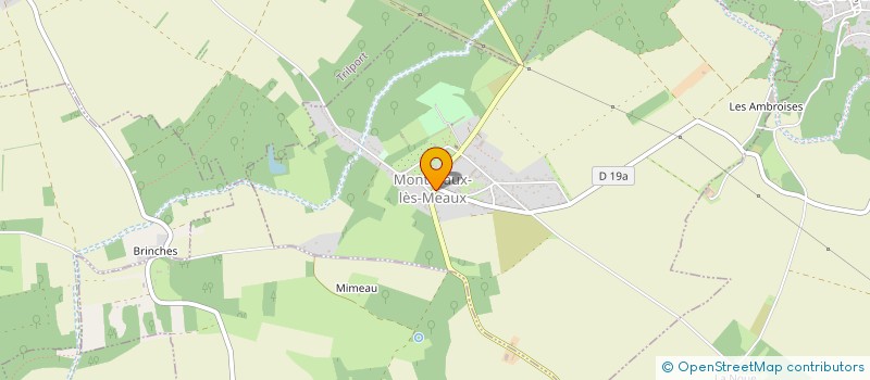 localisation de l'entreprise ESPACES  MONTCEAUX-LES-MEAUX