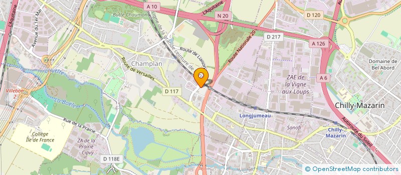 localisation de l'entreprise ESPACES AUTO SERVICES à CHAMPLAN
