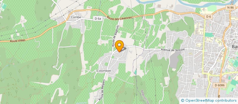 localisation de l'entreprise ESPACES BUREAUX AMENAGEMENTS - OCCITANIE à SABRAN