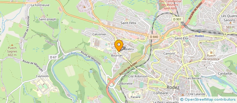 localisation de l'entreprise ESPACES CATALANS à RODEZ