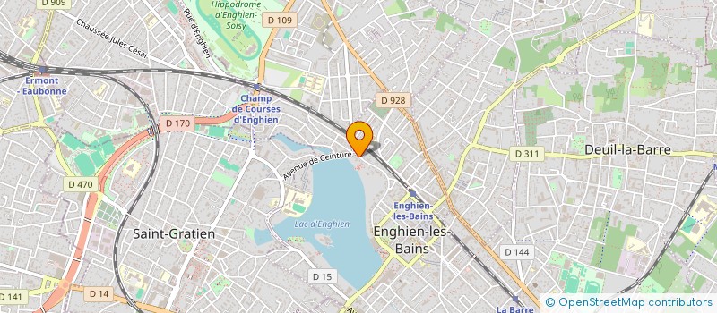localisation de l'entreprise ESPACES CONCEPT à ENGHIEN-LES-BAINS