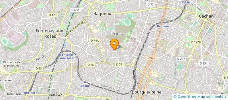 localisation de l'entreprise ESPACES D'HUMANISATIONS à BAGNEUX