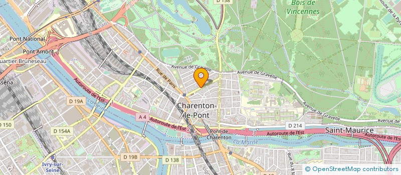 localisation de l'entreprise ESPACES DE FRANCE  CHARENTON-LE-PONT