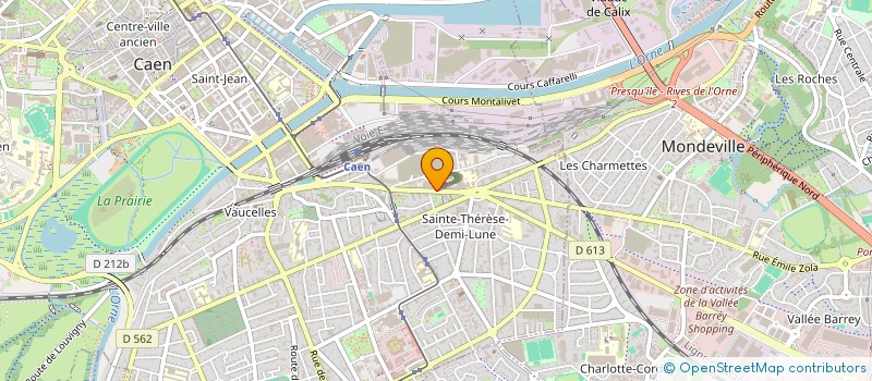 localisation de l'entreprise ESPACES DE L'UNION POUR LE RASSEMBLEMENT DES ENERGIE CULTURELLES DE L'AUBE E.U.R.E.C.A à CAEN