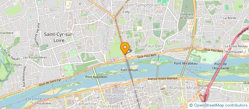 localisation de l'entreprise ESPACES DE TOURAINE  TOURS