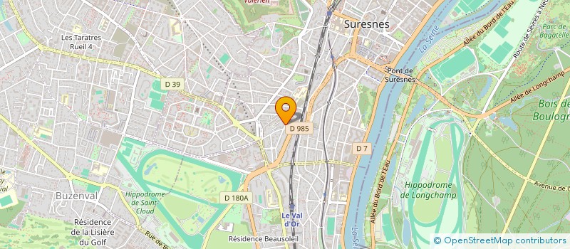 localisation de l'entreprise ESPACES DE WITTE à SURESNES