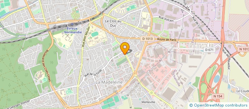 localisation de l'entreprise ESPACES DES CULTURES ET LANGUES ARABES HAUTE NORMANDIE à EVREUX
